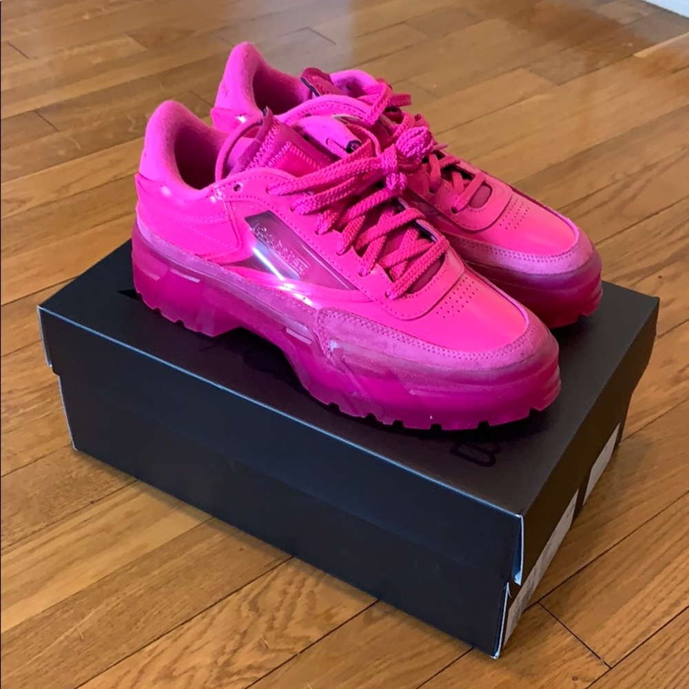 Cardi B x Reebok Club C Cardi - Size 7 Hot Pink